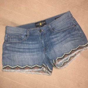 Lucky Brand Jeans Light Wash Denim Shorts